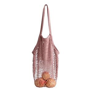 Graf Lantz Ami Net Market Tote - Rose Pink, Boho Beach Tote Bag, Made in USA